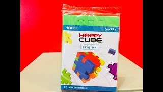 unpack Happy Cube Original and solve the puzzle 03404