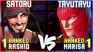 SF6 Satoru (#1 Ranked Rashid) vs TayuTayu (#1 Ranked Marisa) Street Fighter 6