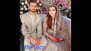 Shaheen shah Afridi wedding with ansha afridi