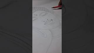 ✏️ Gautam Buddha 🙂 pencil drawing #bollywood #song #bollywoodsongs #tseries #music #beachl #travel