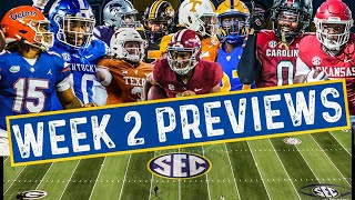 Week 2 SEC Previews \u0026 Non-Conference Opponent Insight w/Steven Lassan