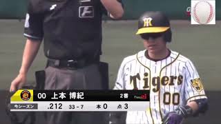 5月3日  プロ野球  阪神対DeNA  上本同点のソロホームラン！！！