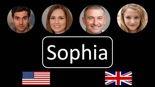 How to pronounce Sophia