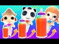 Who Has The Bigger Bottle? | Cartoon for Kids | Dolly and Friends - Thailand