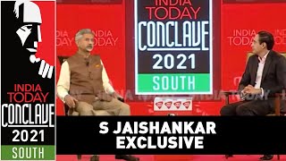S Jaishankar Speaks About Foreign Policy, China Conflict & Covid Crisis | India Today Conclave South