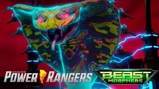 Blaze and Roxy in the Cyber Dimension | Beast Morphers E02 Evox's Revenge | Power Rangers Official