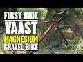 Magnesium Gravel Bike?  First ride in Road Clipless!