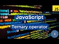 Ternary operators in JavaScript | JavaScript ternary operator | JavaScript Tutorial