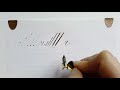 introduction to copperplate calligraphy for beginners part 1