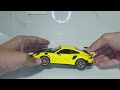 i unbox a 1 24 porsche 911 gt2 rs diecast metal toy car.