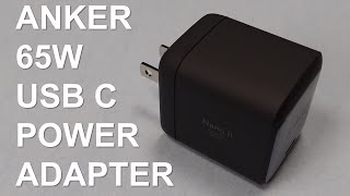 Anker 715 Nano II 65W Power Adapter Review and Test