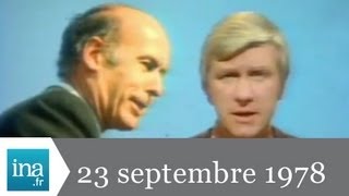 JT Antenne 2 20h : émission du 23 septembre 1978 - archive vidéo INA