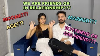 WE ARE IN A RELATIONSHIP OR JUST FRIENDS😉♥️ YOUTUBE INCOME ? 😍 | SIMARR6000