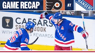 GAME HIGHLIGHTS: New York Rangers vs Philadelphia Flyers (3/26/24)