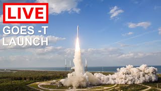 Rocket Launch of NOAA's GOES-T Satellite on an Atlas V Rocket