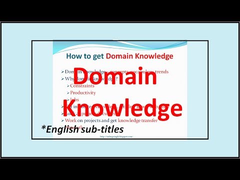 How to get Industry Domain Knowledge How to get Industry Domain Knowledge