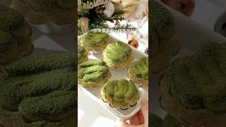 下午茶甜品安排🍃抹茶提拉米蘇口味蛋撻Matcha Tiramisu Custard Tart Recipe 也可以替換可可粉口味✅ #baking #dessert #recipe #甜品 #食譜