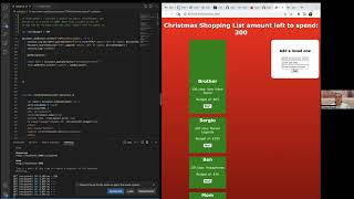 Live Coding Javascript - Christmas App Challenge 1