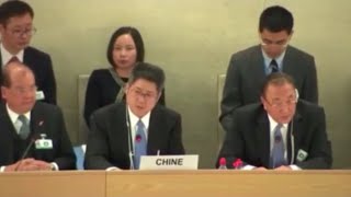 中国政府代表在联合国发言：中国有言论自由