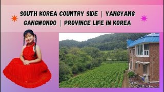 SOUTH KOREA COUNTRY SIDE | YANGYANG GANGWONDO | PROVINCE LIFE IN KOREA