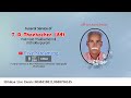 Funeral Service Live Streaming of T. D. THANKACHEN (84) Polimala Thekkemannil, Kizhakkupuram