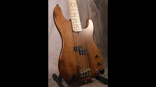 Active EMG P bass Natural Oak 2021 by Alnus Bass