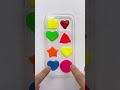 rainbow shapes🌈❤️⭐️ satisfyingart rainbow star heart iphone art satisfying color creative