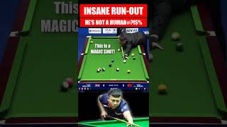 Insane Run Out ▸ He's Not A Human | Zheng Yubo #shorts