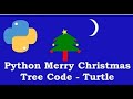 Merry Christmas Gift Using Python Turtle Graphics #christmas #python #coding