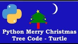 Merry Christmas Gift Using Python Turtle Graphics #christmas #python #coding