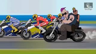 Kartun Lucu Crazy Racer   Funny Cartoon Racing  PlanetLagu com