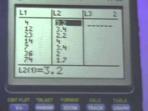 TI 84 83 Regression line and residuals TI 84 83 Regression line and residuals