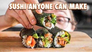 Easy Authentic Sushi Hand Rolls At Home (Temaki)