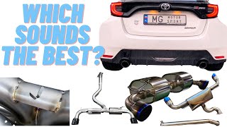 Yaris GR Exhaust review: Full details for 9 systems for the GR Yaris Revs and Sound