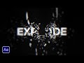 Create Shatter Motion Graphics for Text & Logos in After Effects
