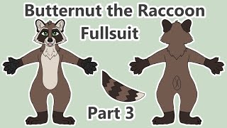 The Making of Butternut: Part 3 | Fursuit Timelapse