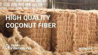 Coconut fiber factory in indonesia | Skala International