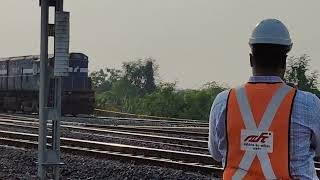 friction buffer stop test in common loop line no.01 New Makarpura Yard, DFCCIL.