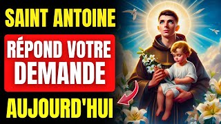 VOTRE DEMANDE RÉPONDUE AUJOURD'HUI PAR SAINT ANTOINE DE PADOUE 🙏  DITES CETTE PRIÈRE MAINTENANT !