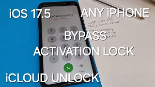 iOS 17.5 iCloud Unlock iPhone 4/5/6/7/8/X/11/12/13/14/15 Any iOS✔️Bypass Activation Lock Success✔️