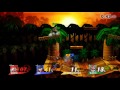 Super Smash Bros Wii U Online Battle Mario vs. Ike vs. Mr. Game & Watch vs. Wario