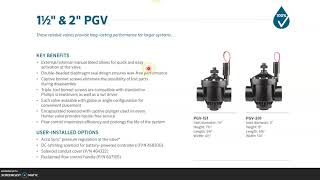 Hunter PGV \u0026 ICV Valves