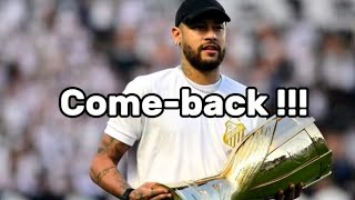 Officiel : Neymar de retour à Santos !!!😮‍💨🤦‍♂️🤯💣