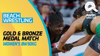 Beach Wrestling | Women's BW 50KG Gold Medal & Bronze Medal Match| ANOC World Beach Games Qatar 2019