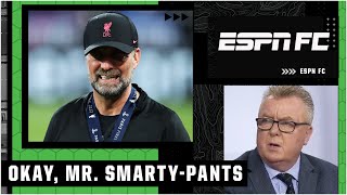 I’M SCRATCHING MY HEAD! - Steve Nicol hits out at ‘smarty-pants’ Dan Thomas 😂 | ESPN FC