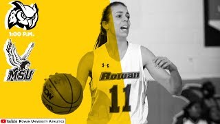 2019 Rowan Women's Basketball vs. Montclair State | 1/5/19