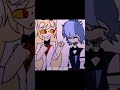 Collab with sandy_love_velvet (in tiktok) /ft:ivy and sandy/ hazbin hotel / #shorts #animation