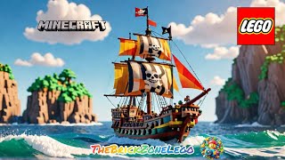 Ultimate Lego Minecraft Pirate Ship Adventure!