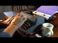 1955 Royal Senior Companion typewriter demo