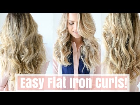 How to: Easy Flat Iron Curls (No Twisting!) How to: Easy Flat Iron Curls (No Twisting!)